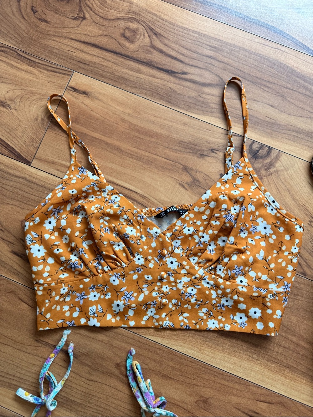 Multi-Top Set - Mustard, White, Rust, Floral & Leopard Prints - Picture 9 of 10
